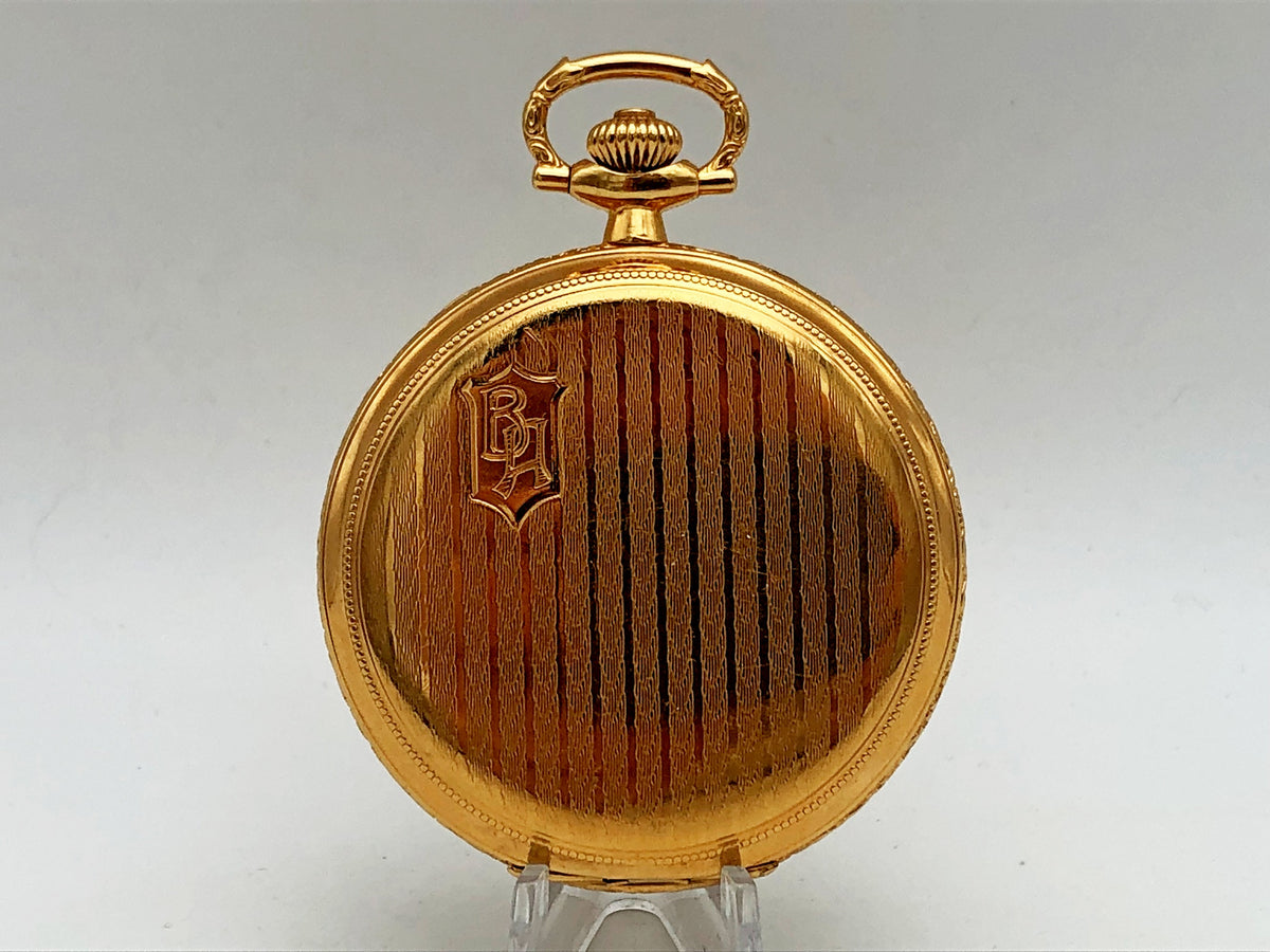 Antique Tegra Chronometre Swiss Pocket Watch | Gold Plated Mechanical Watch