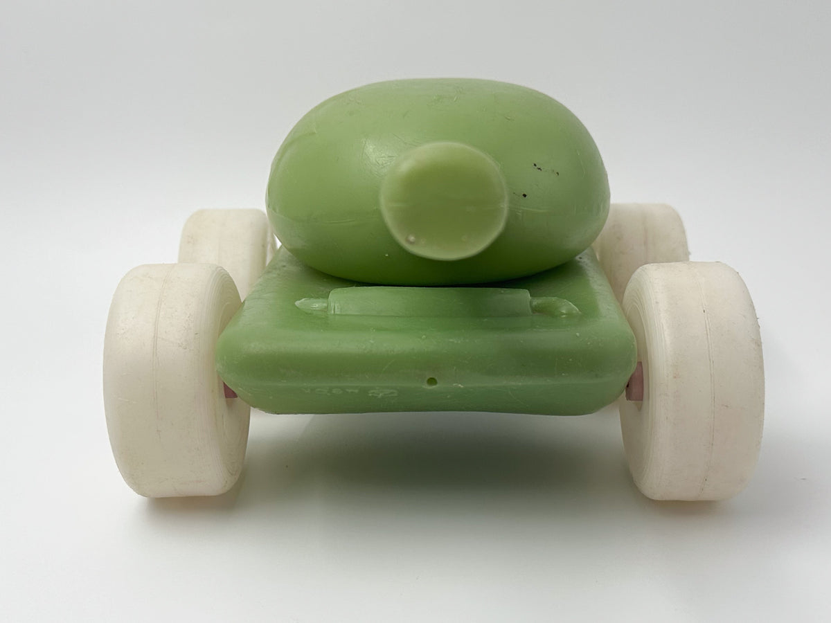 Vintage Soviet Plastic Toy Tank | USSR Retro Wheeled Military Collectible