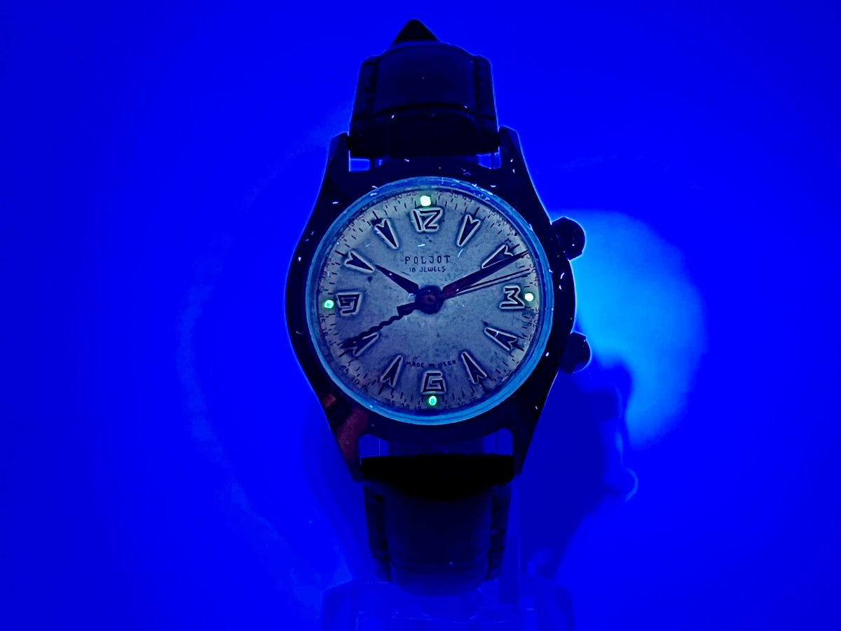 Vintage POLJOT 2612.1 Alarm Soviet Mechanical Watch |  Wristwatch USSR Watch
