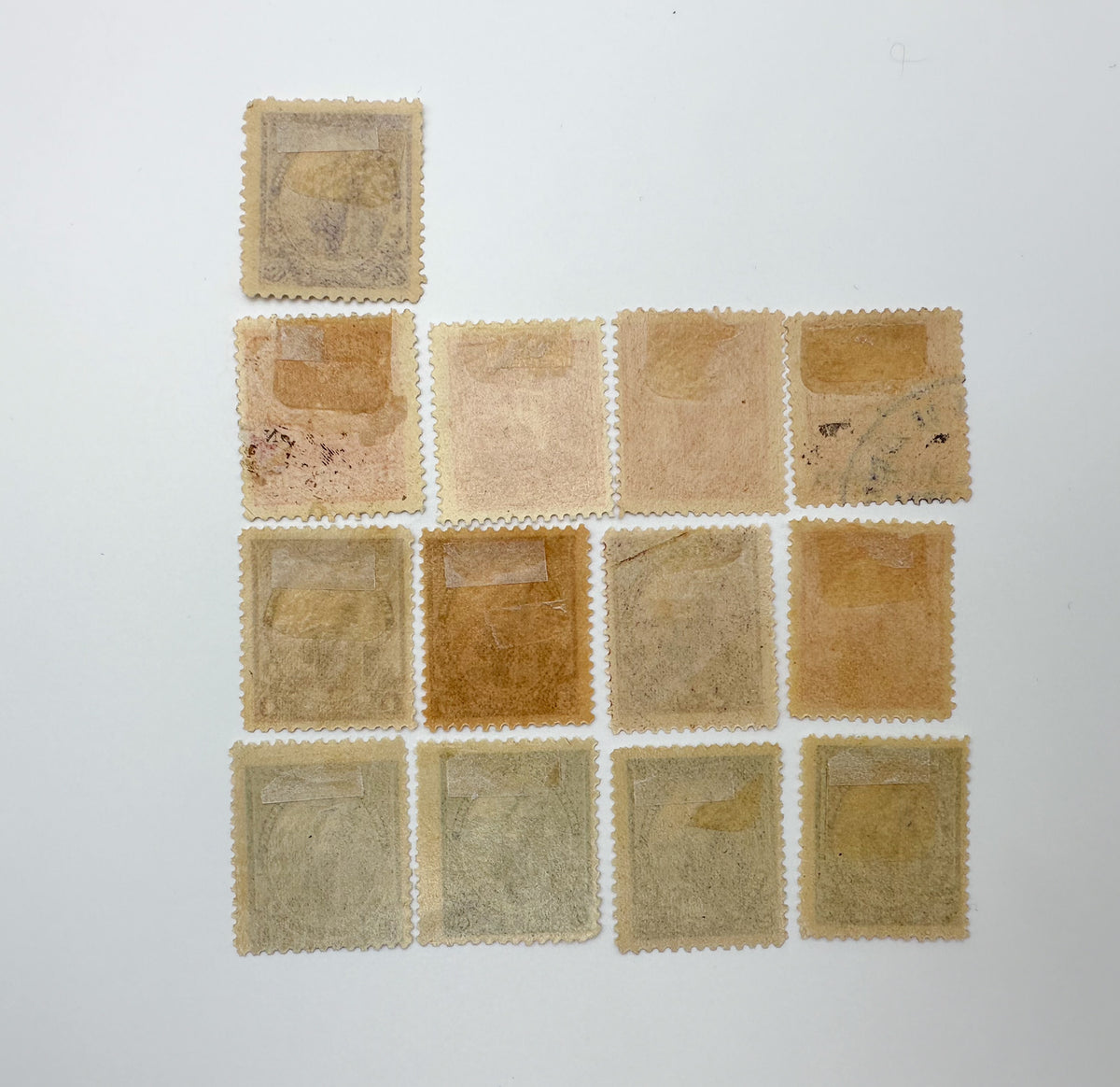 1890–1895 El Salvador Postage Stamps Collection | Vintage Antique Central America President & Justice Allegory Set of 25 MH Cancelled
