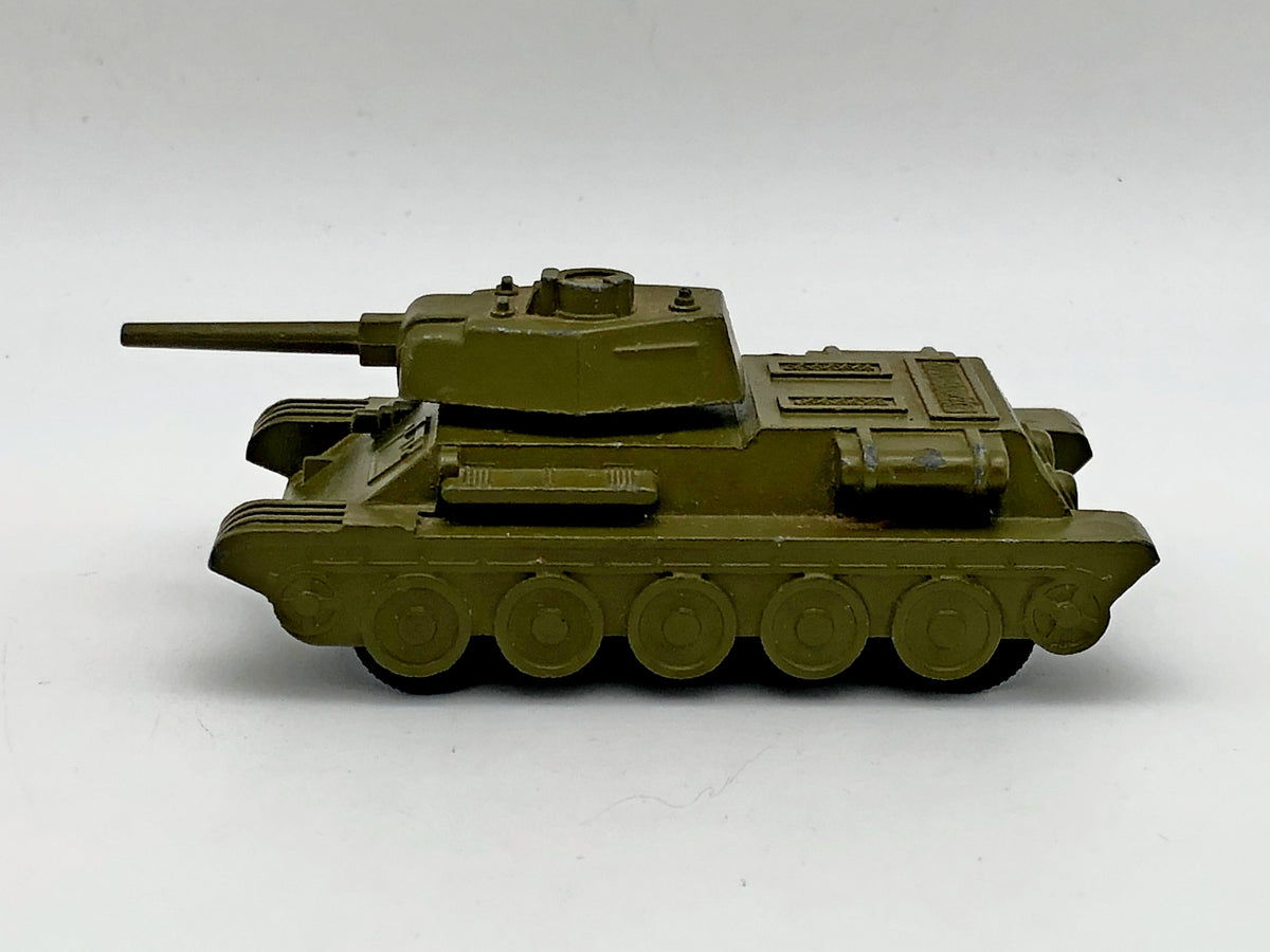 Vintage T-34 Tank Diecast Toy | USSR Military Vehicle Collectible Metal Model