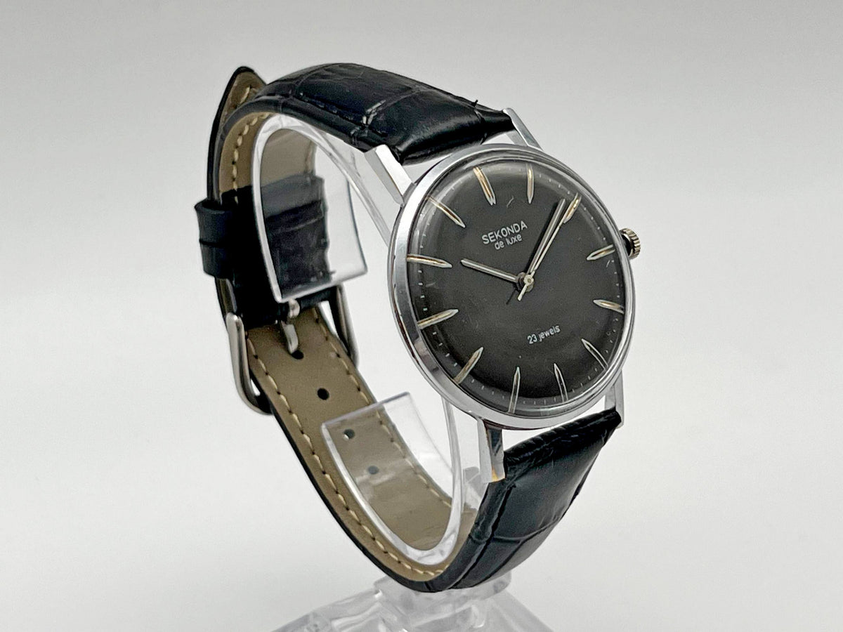 Vintage Seconda De Lux Ultraslim Soviet Mechanical Watch LUCH 2209 | Gilding  Wristwatch USSR Watch