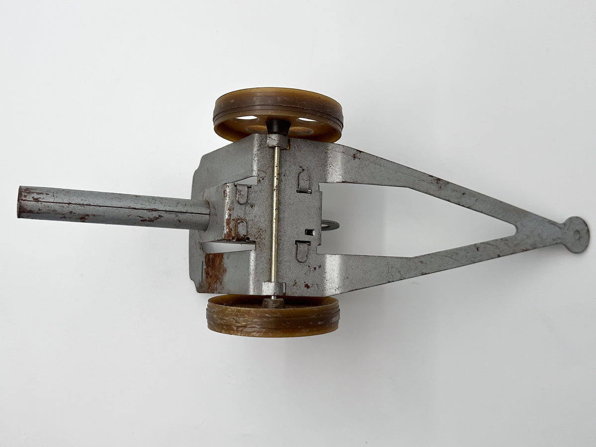 Vintage Soviet Artillery Cannon Toy | USSR Metal Field Gun Military Collectible