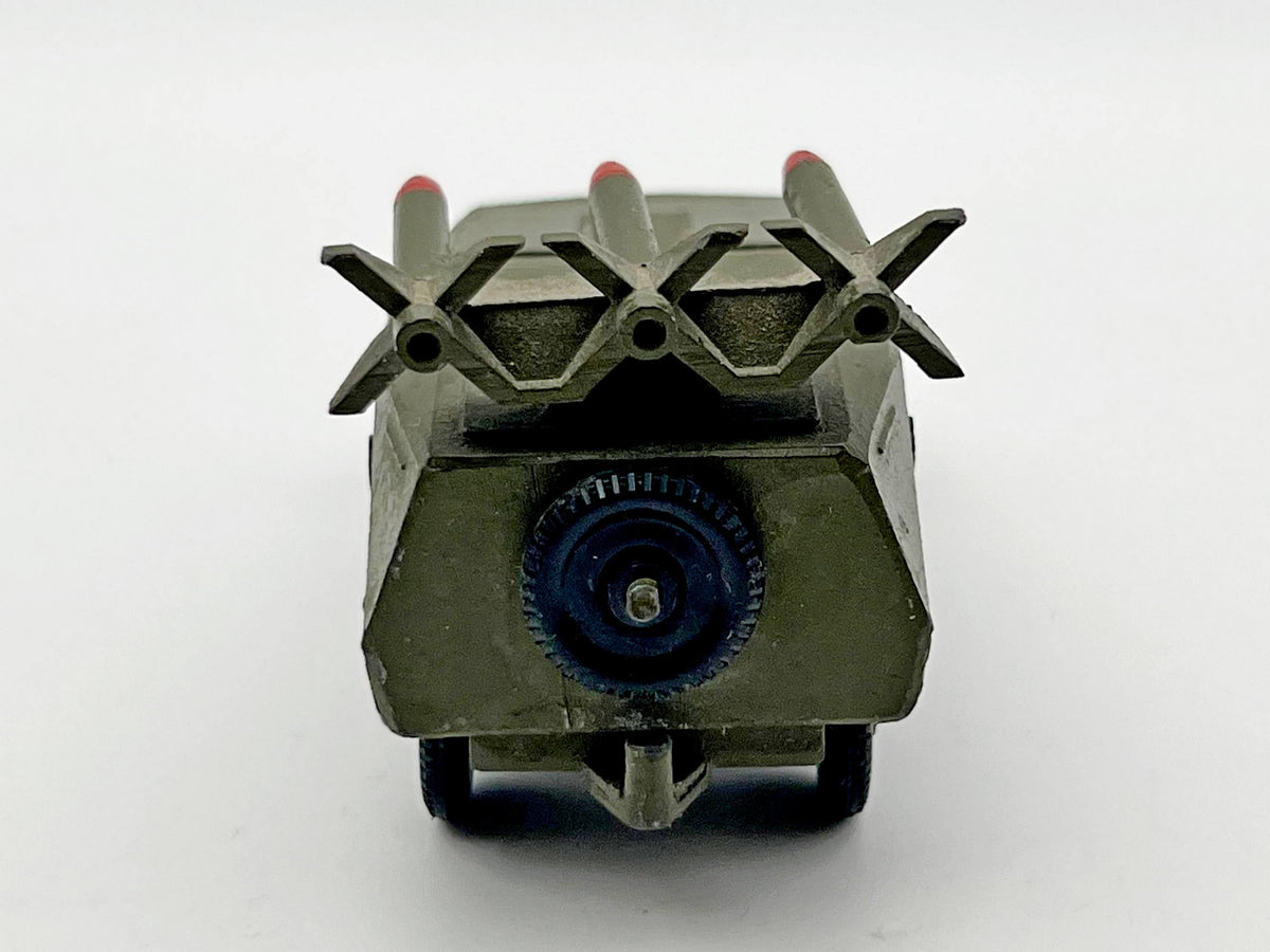Vintage Soviet Diecast BTR-152 Anti-Tank Rocket Launcher Vehicle with Trailer Toy USSR 1980s | Tula Cartridge Works TPZ