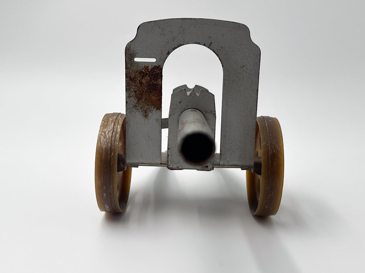 Vintage Soviet Artillery Cannon Toy | USSR Metal Field Gun Military Collectible