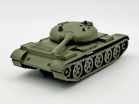 Vintage Soviet Diecast Metal T-54 / T-55 Medium Tank Toy Model USSR 1:72 | Tula Cartridge Works TPZ