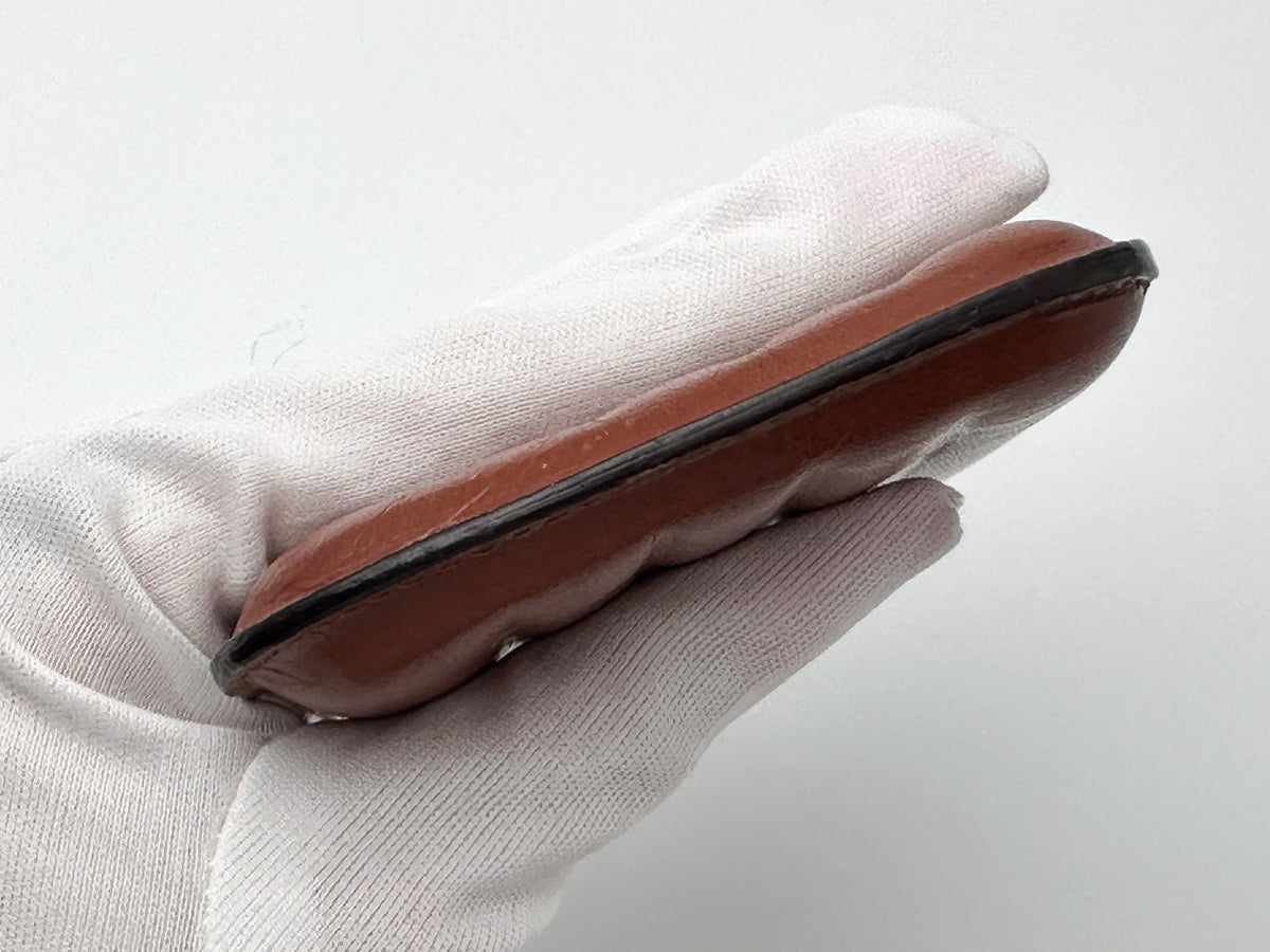 Cigar Case Justus van Maurik Vintage Brown Leather | Telescopic Pocket Cigarillo Holder Tobacciana Dutch