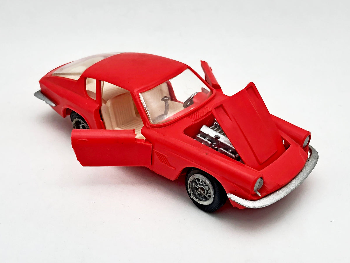 Vintage Maserati Mistral Coupe Model Car with Box | USSR 1:43 Scale Diecast Collectible Remake