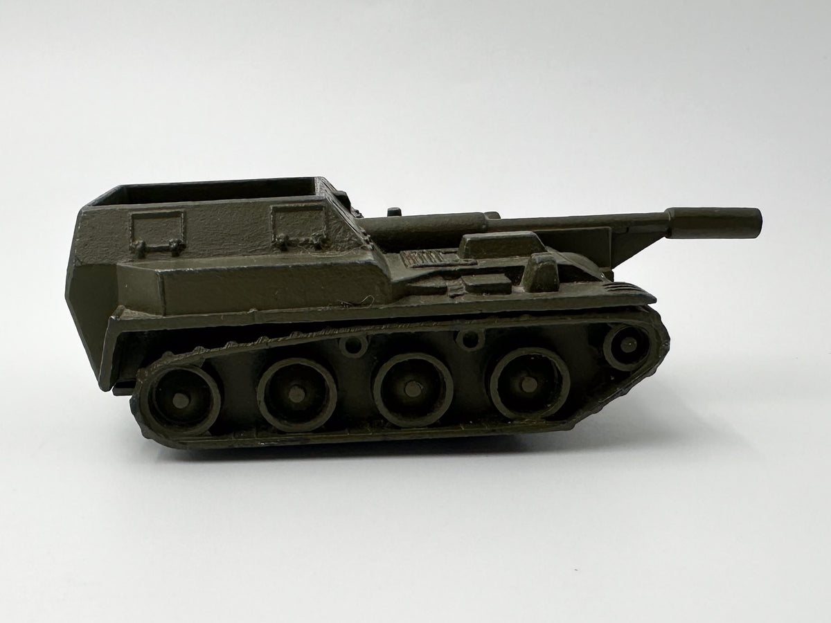Vintage Soviet SPG Tank Destroyer Toy | USSR Diecast Military Collectible