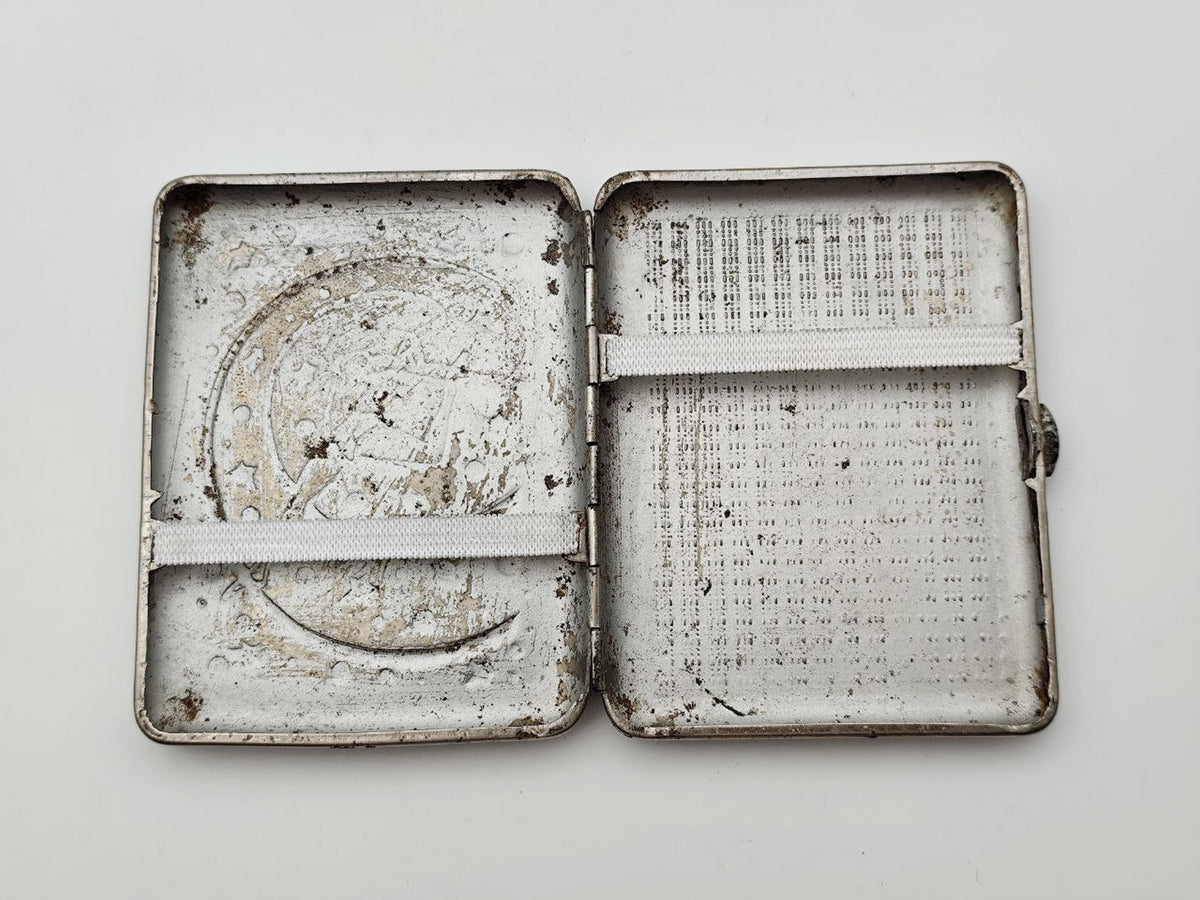 Vintage Artistic Gymnastics Cigarette Case | Retro Sports Pocket Box Soviet Tobacciana USSR
