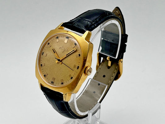Vintage LUCH 3045 AU 20 Transistor Soviet Mechanical Watch | Gilding  Wristwatch USSR Watch