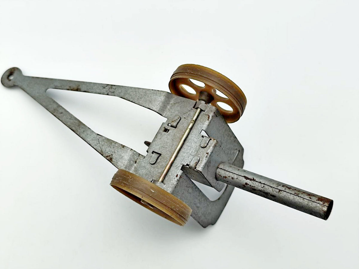 Vintage Soviet Artillery Cannon Toy | USSR Metal Field Gun Military Collectible