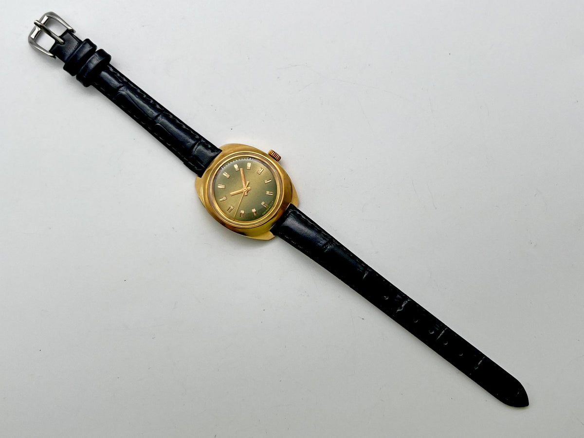 Vintage LUCH 1809 AU Ladies Soviet Mechanical Watch | Gilding  Wristwatch USSR Watch