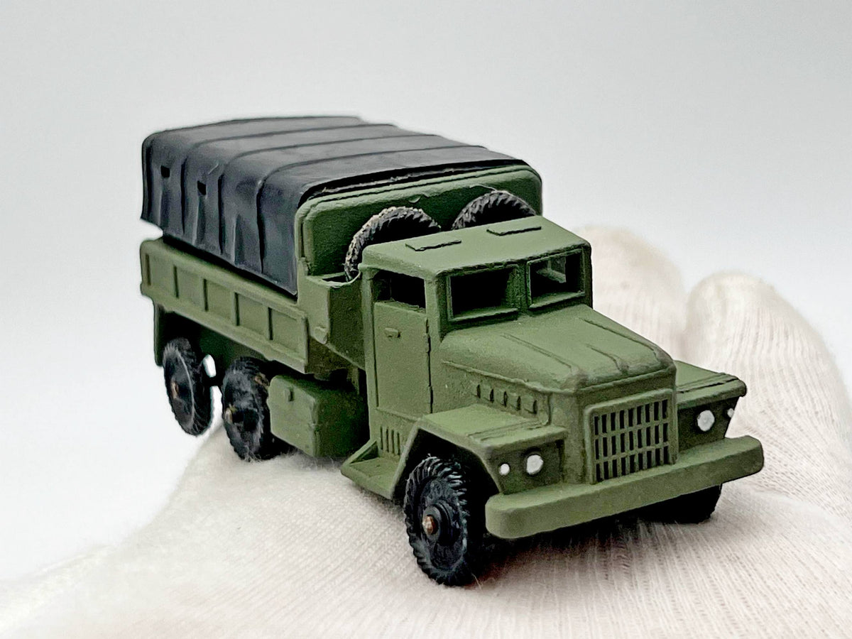 Vintage Soviet Military Truck with Box | USSR Diecast Kharkiv Factory Collectible