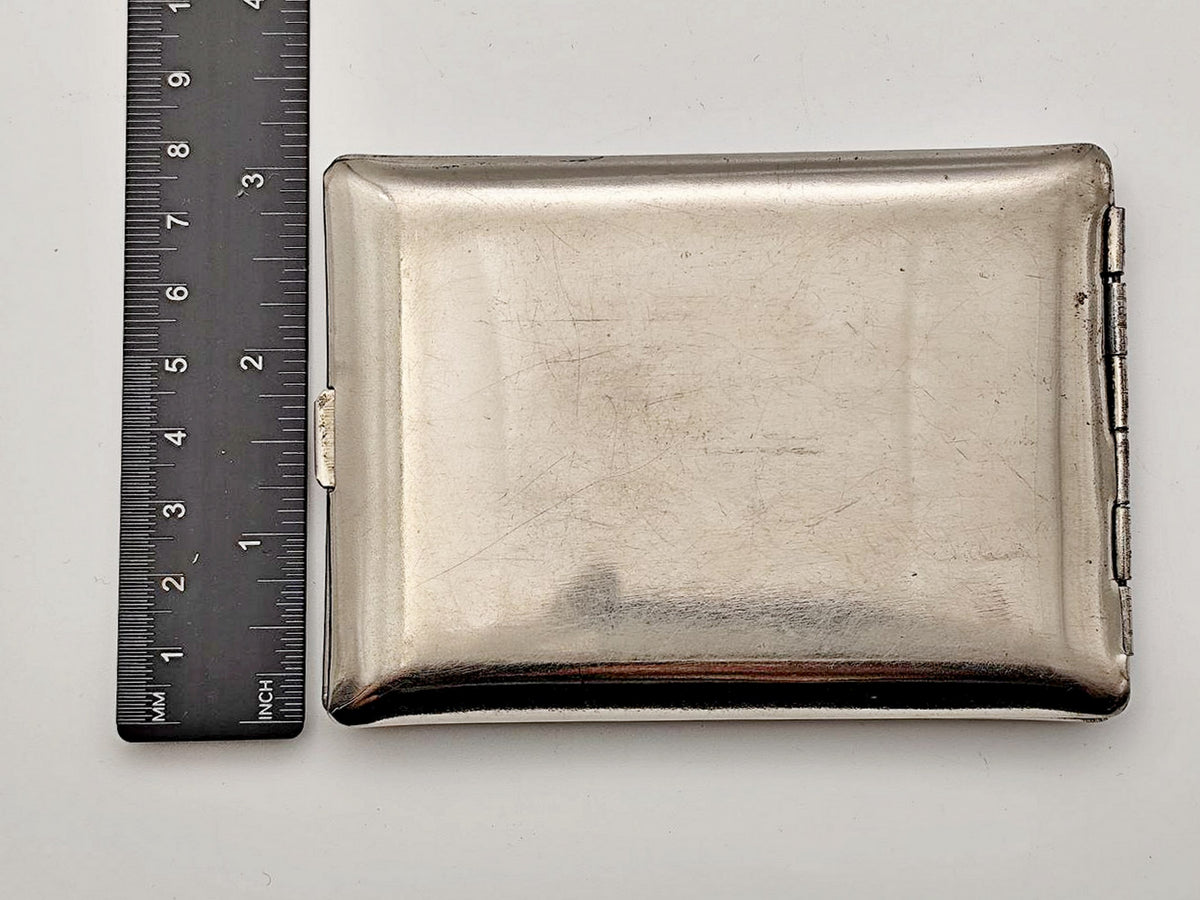 Vintage Kyiv City Bridge Cigarette Case | Ukrainian Landmark Pocket Box Soviet Tobacciana USSR