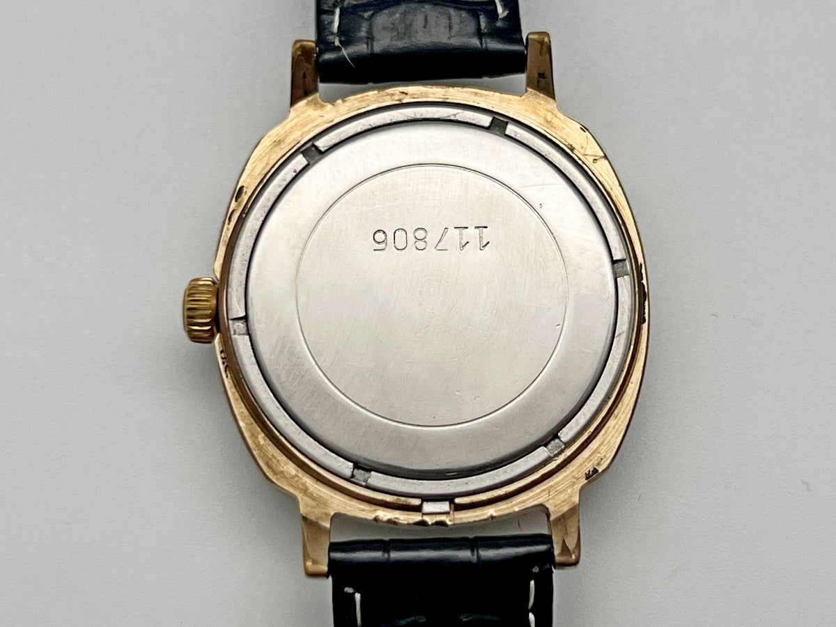 Vintage SLAVA 2414 AU Soviet Mechanical Watch | Gilding  Wristwatch USSR Watch