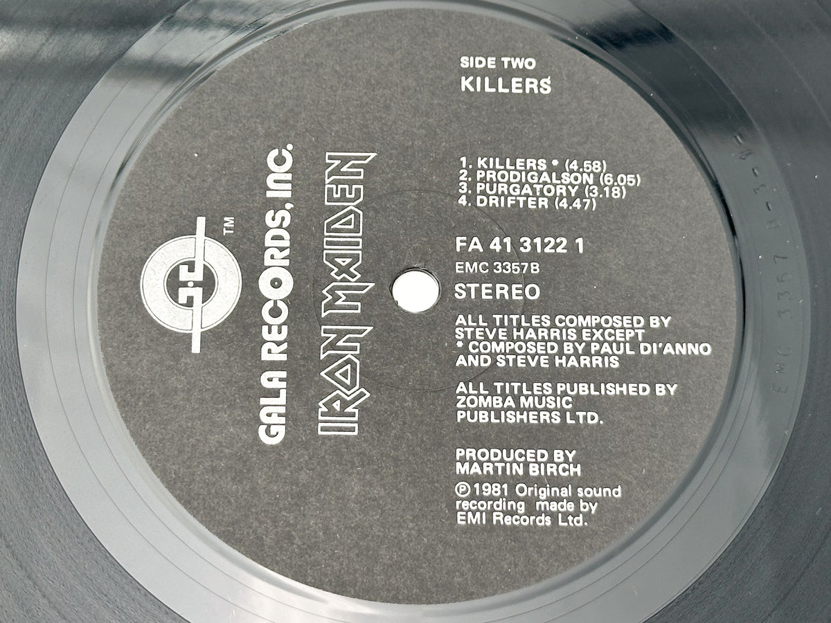 Iron Maiden - Killers (LP, Vinyl, 1991) Santa Record Pressing