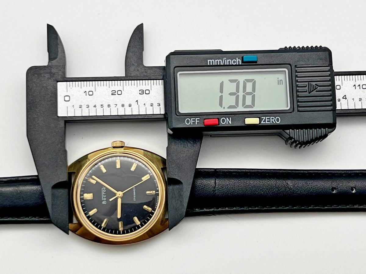 Vintage WOSTOK 2409 AU 10 Gilt Soviet Mechanical Wristwatch | Vostok USSR Watch