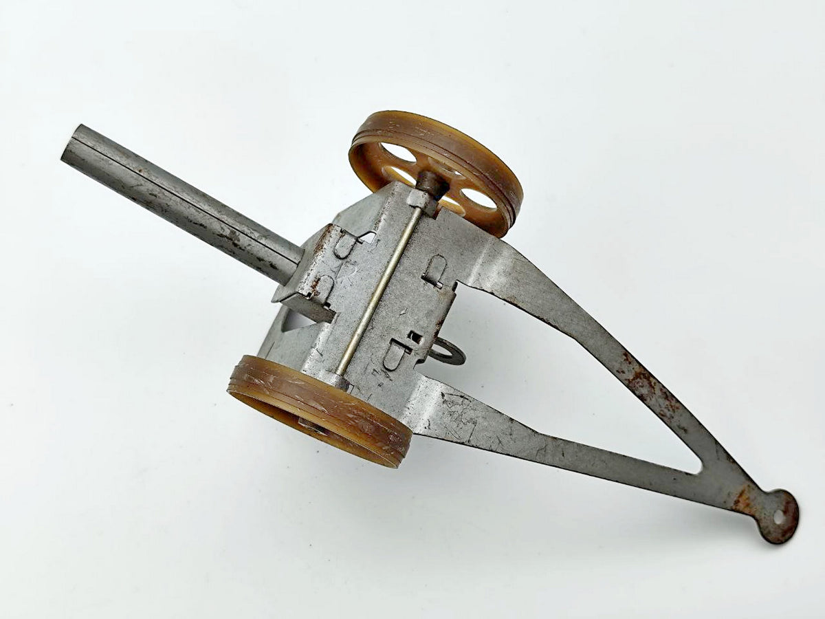 Vintage Soviet Artillery Cannon Toy | USSR Metal Field Gun Military Collectible