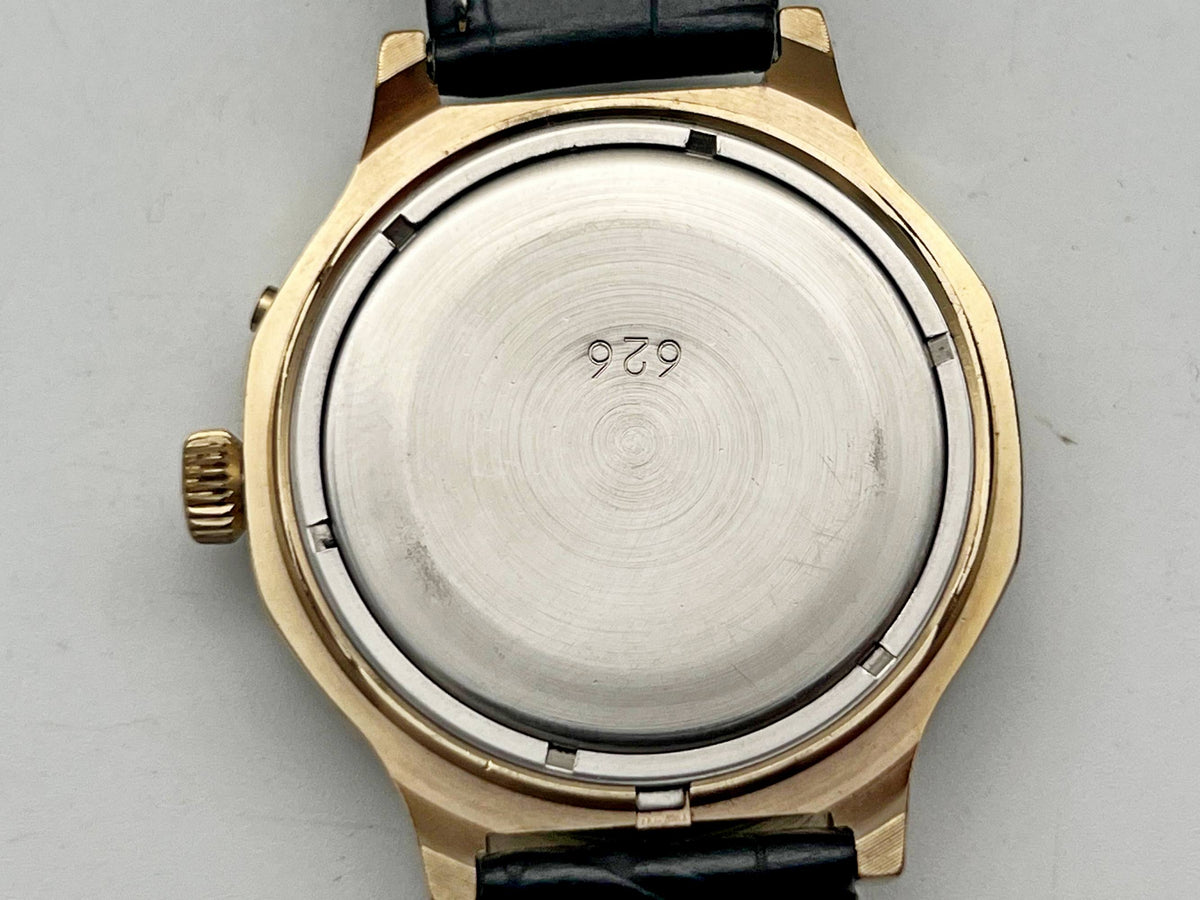 Vintage SLAVA 2428 AU Soviet Mechanical Watch | Gilding  Wristwatch USSR Watch