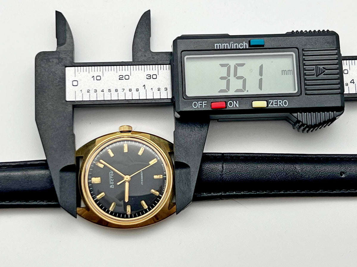Vintage WOSTOK 2409 AU 10 Gilt Soviet Mechanical Wristwatch | Vostok USSR Watch