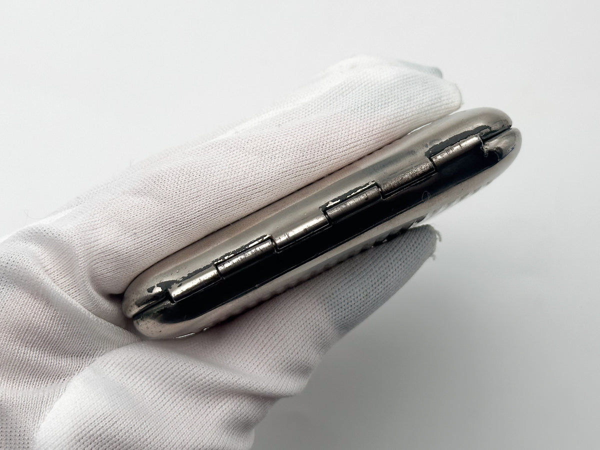 Vintage Cigarette Case Moscow Star Metal  | Art Deco Metal Pocket Box Soviet Tobacciana USSR