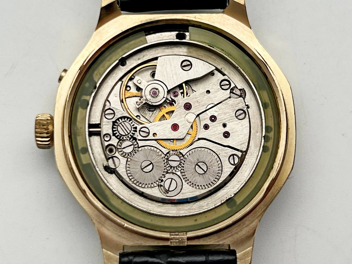 Vintage SLAVA 2428 AU Soviet Mechanical Watch | Gilding  Wristwatch USSR Watch