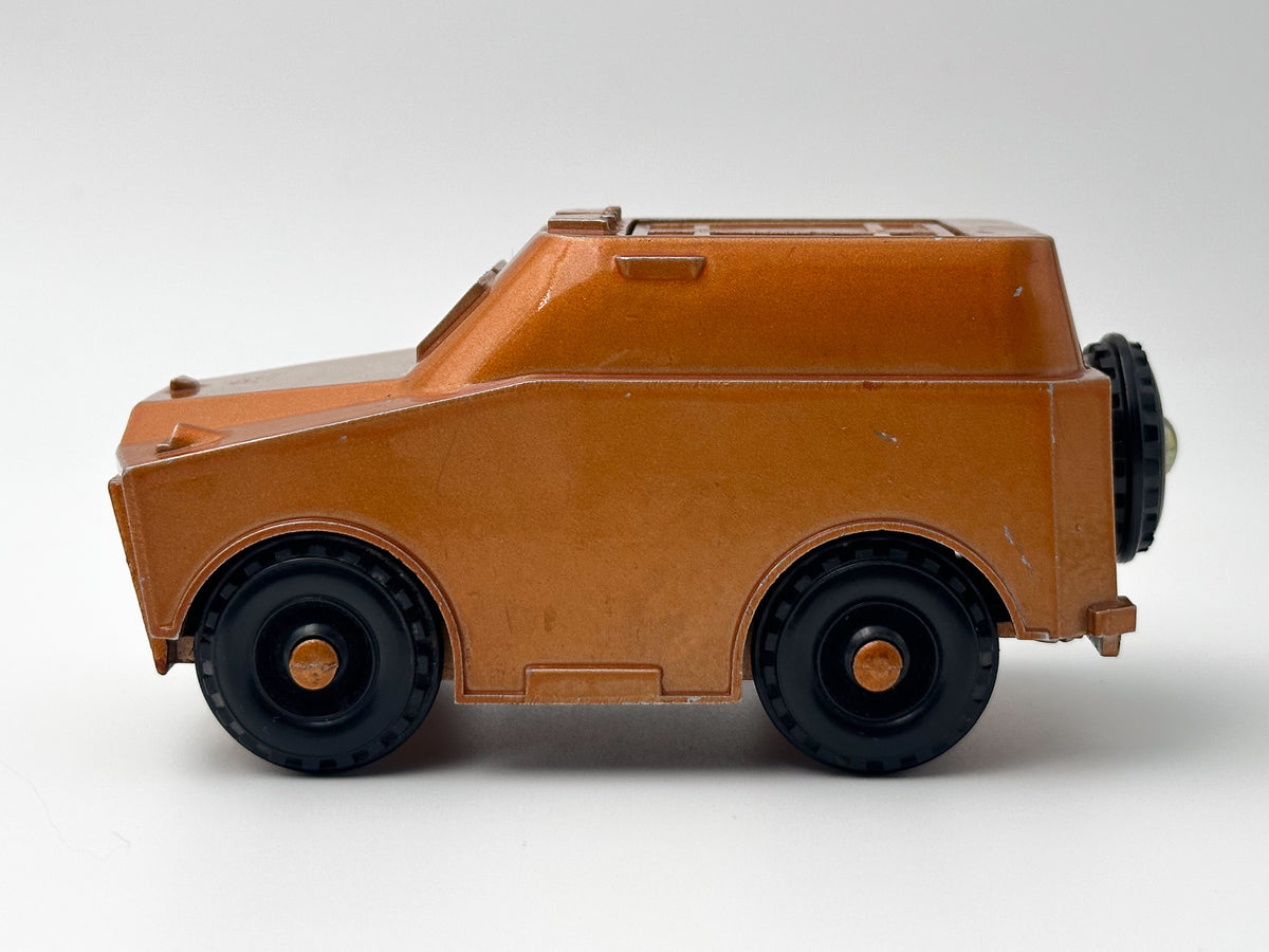 Rare Vintage Soviet Rocket Launcher Armored Car | USSR Diecast Military Toy with 2 Firing Missiles