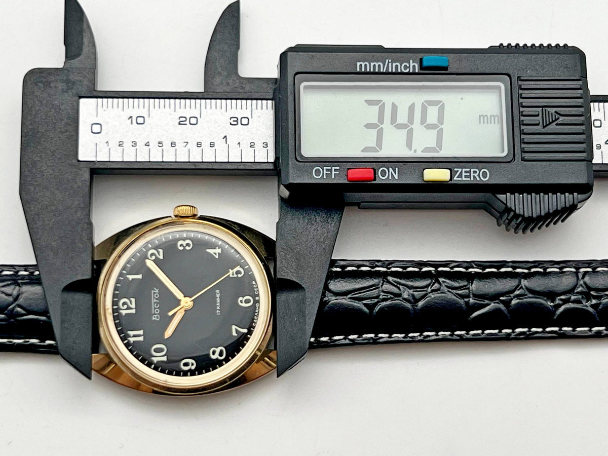 Vintage WOSTOK 2409 AU1 Gilt Soviet Mechanical Wristwatch | Vostok USSR Watch