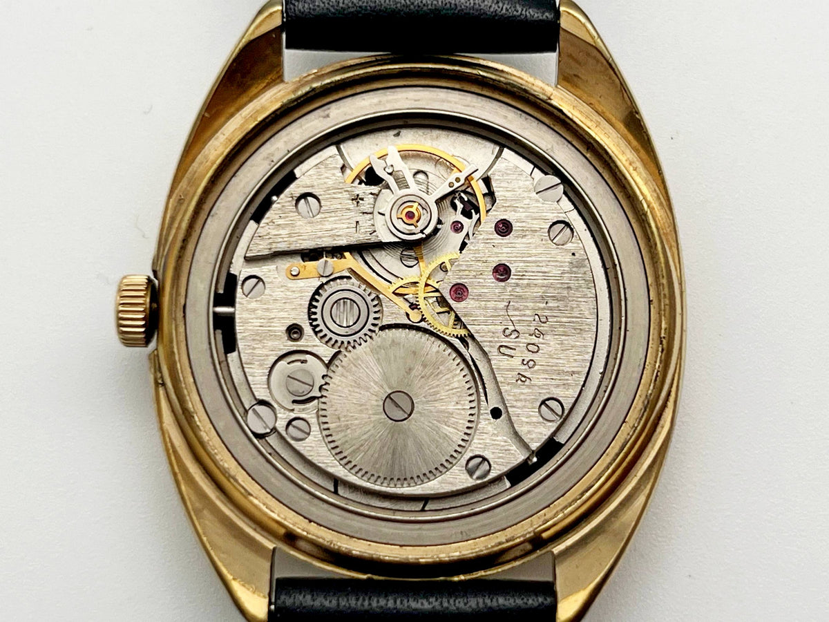 Vintage WOSTOK 2409 AU 10 Gilt Soviet Mechanical Wristwatch | Vostok USSR Watch