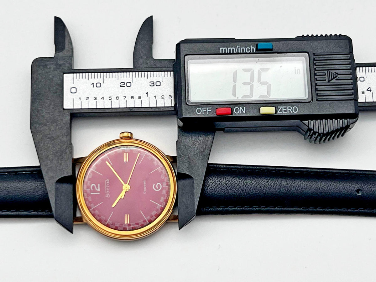 Vintage WOSTOK 2409 AU 20 Soviet Mechanical Watch | Vostok USSR Gilt Watch