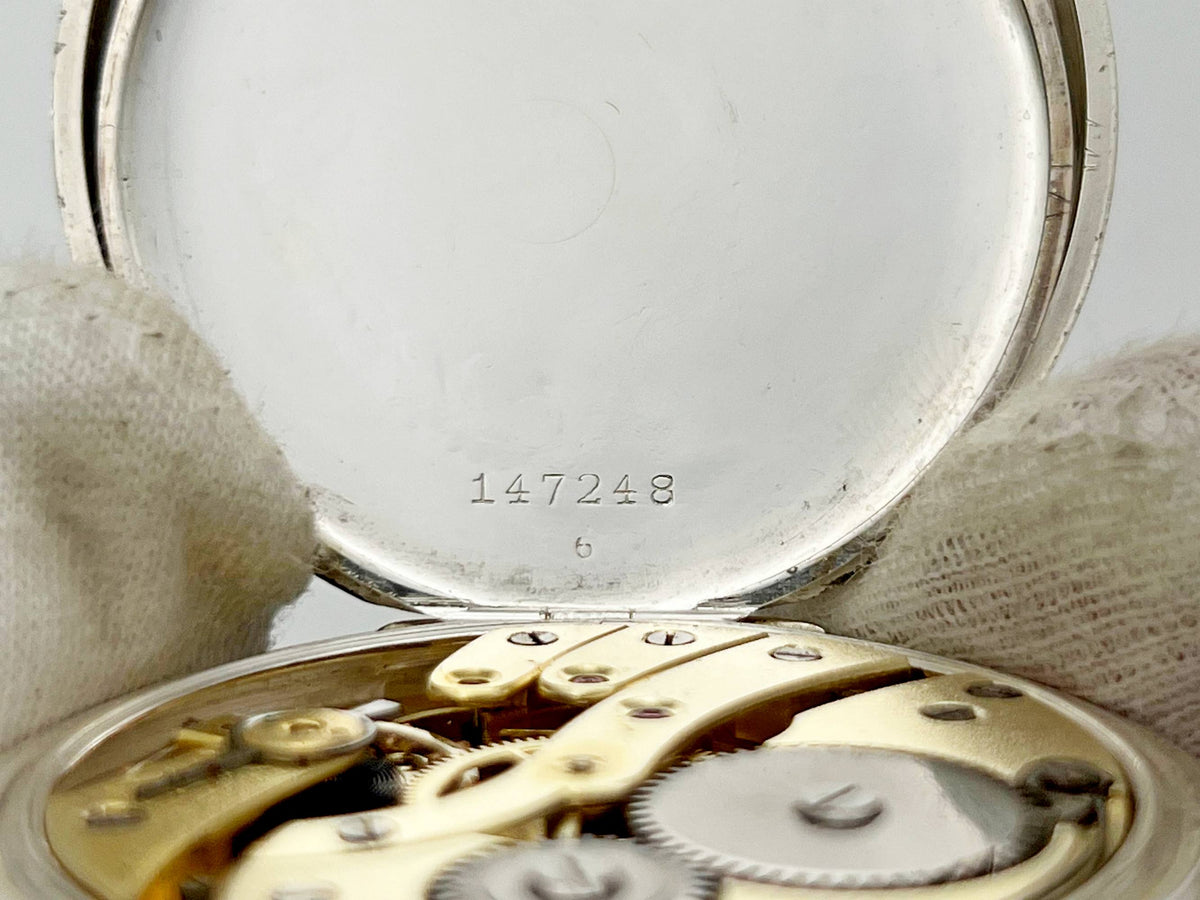 Antique Alpina Swiss Pocket Watch | Silver 800 Mechanical Watch