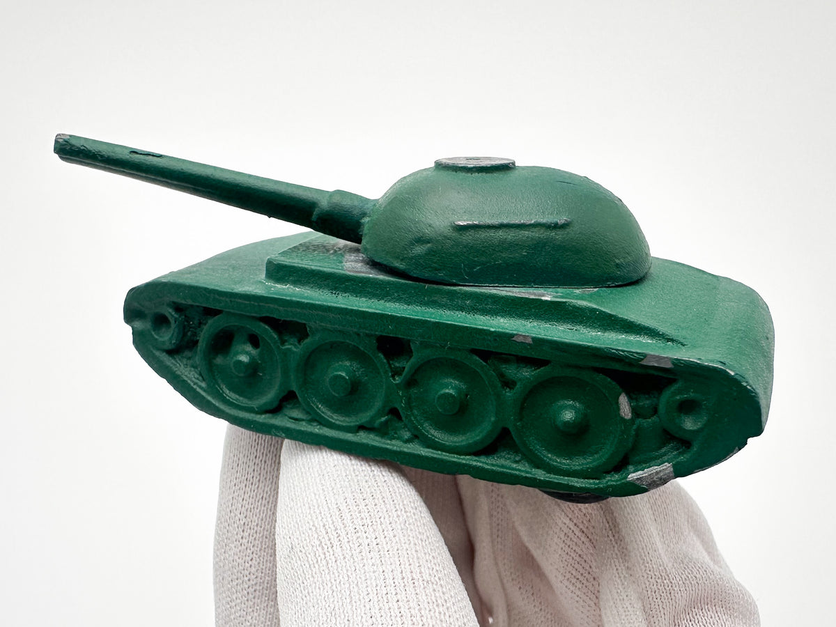 Vintage Soviet Diecast Toy Tank | USSR Metal Heavy Armored Vehicle Collectible