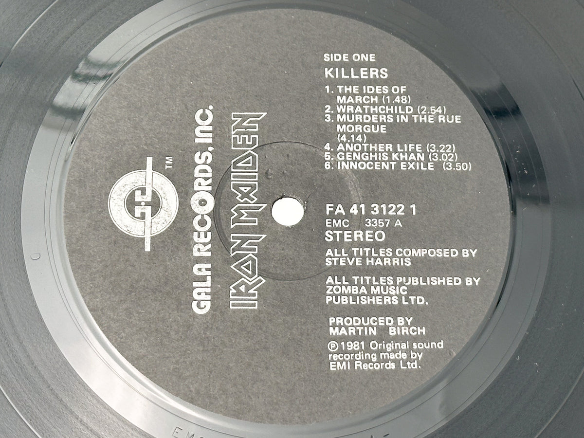 Iron Maiden - Killers (LP, Vinyl, 1991) Santa Record Pressing