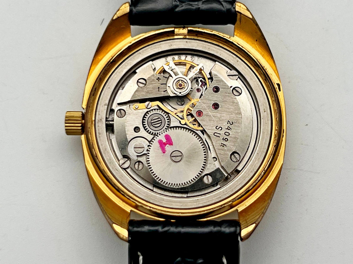 Vintage WOSTOK 2409 AU 5 Gilt Soviet Mechanical Wristwatch | Vostok USSR Watch