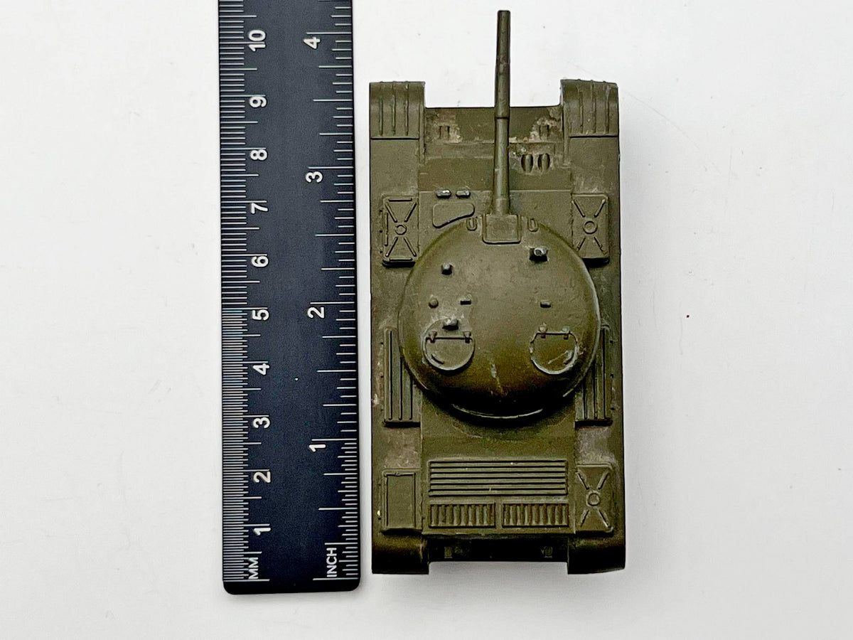 Vintage Soviet Diecast Metal T-54 / T-55 Medium Tank Toy Model USSR 1:72 | Tula Cartridge Works TPZ