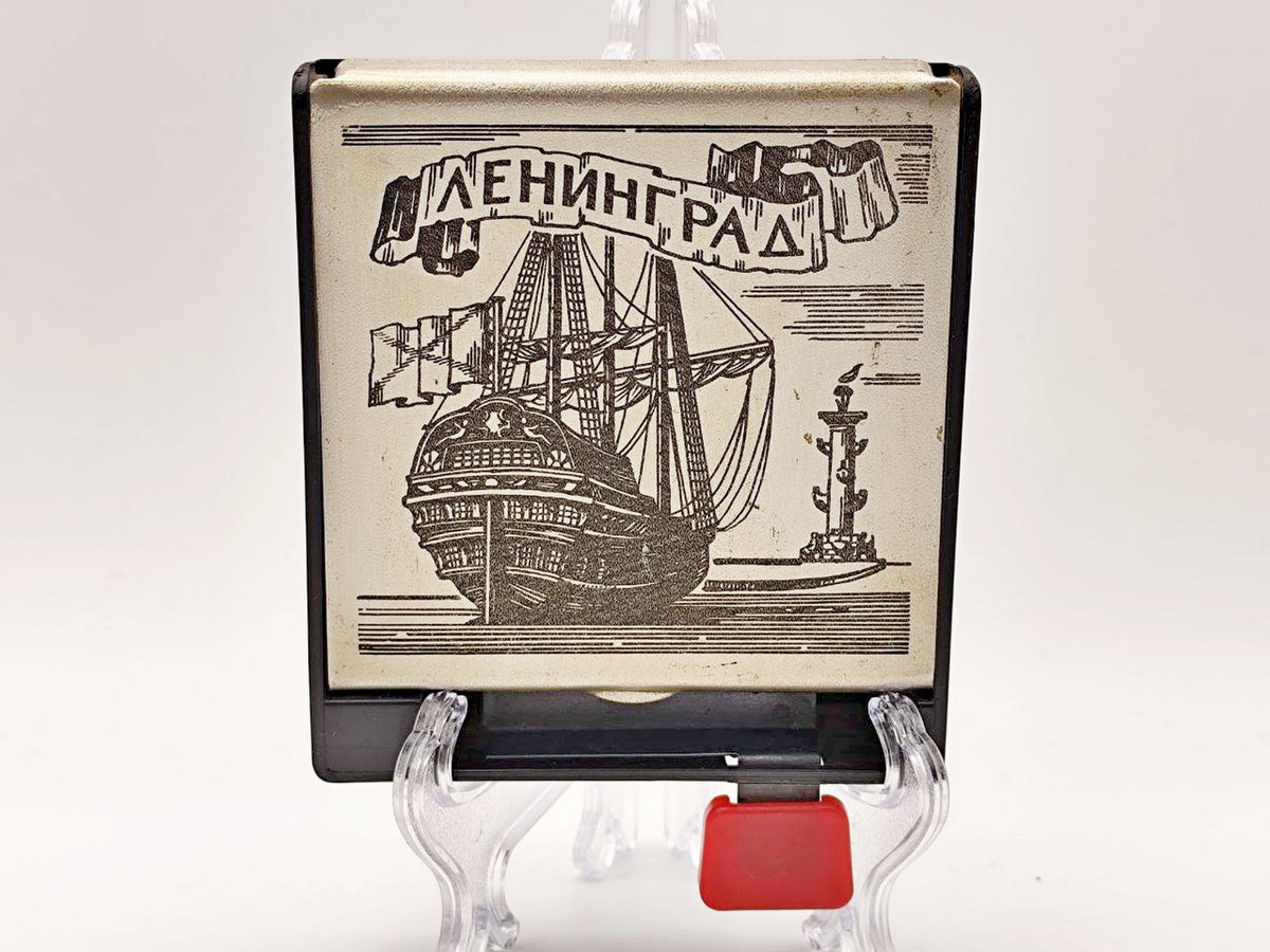 Cigarette Case Leningrad Vintage Soviet | Ship Rostral Column Tobacciana USSR
