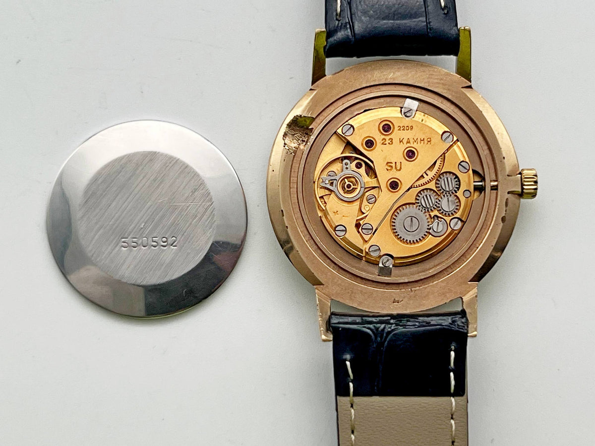 Vintage LUCH 2209 Ultra Slim AU Soviet Mechanical Watch | Wristwatch USSR Watch