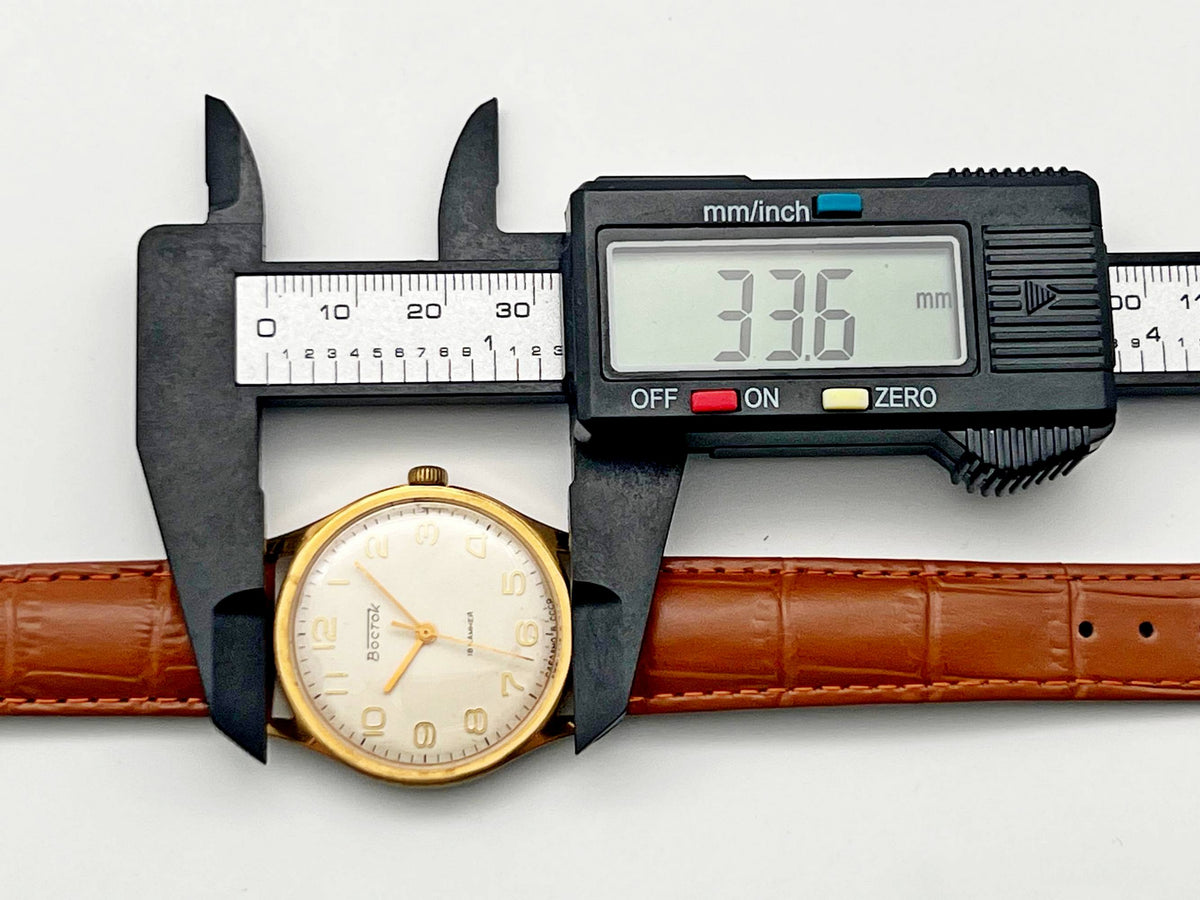 Vintage WOSTOK 2209 AU 10 Gilt Mechanical Wristwatch | Vostok USSR Watch