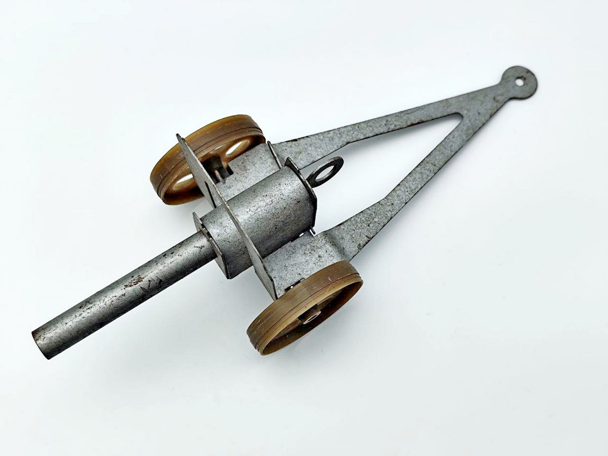 Vintage Soviet Artillery Cannon Toy | USSR Metal Field Gun Military Collectible