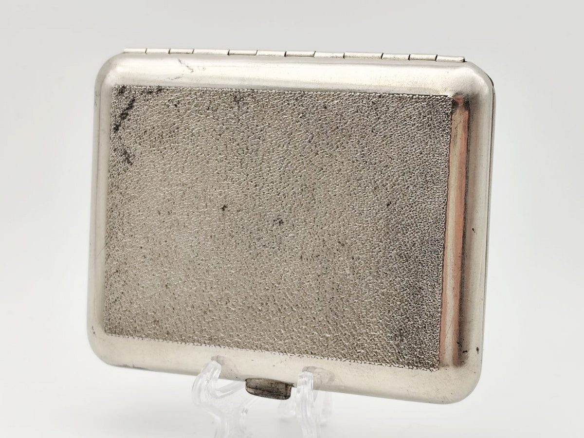 Vintage Football Stadium Cigarette Case | Lenemalier Pocket Box Soviet Tobacciana USSR