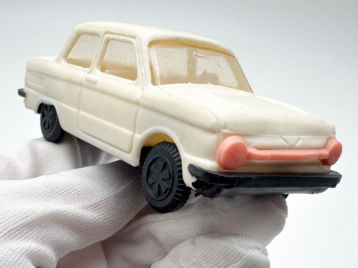 Vintage ZAZ-968 Zaporozhets Toy Car | USSR Plastic Collectible Miniature