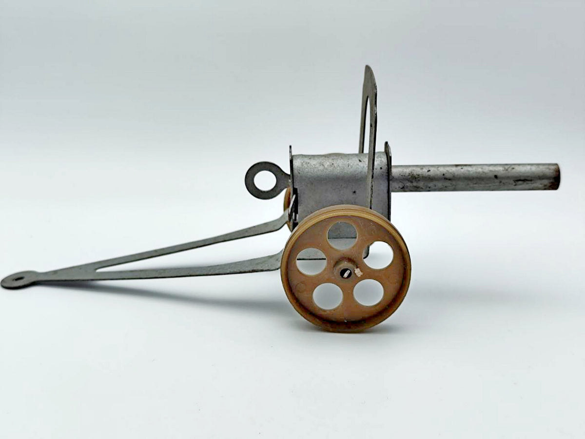 Vintage Soviet Artillery Cannon Toy | USSR Metal Field Gun Military Collectible