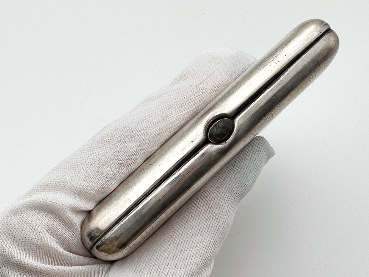 Cigarette Case Hunters at a Rest Vintage Soviet | Perov Metallodetal Melchior Tobacciana USSR