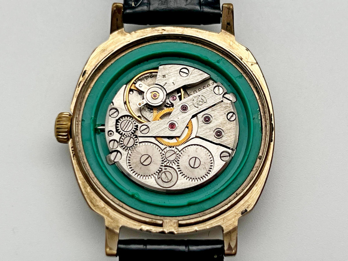 Vintage SLAVA 2414 AU Soviet Mechanical Watch | Gilding  Wristwatch USSR Watch