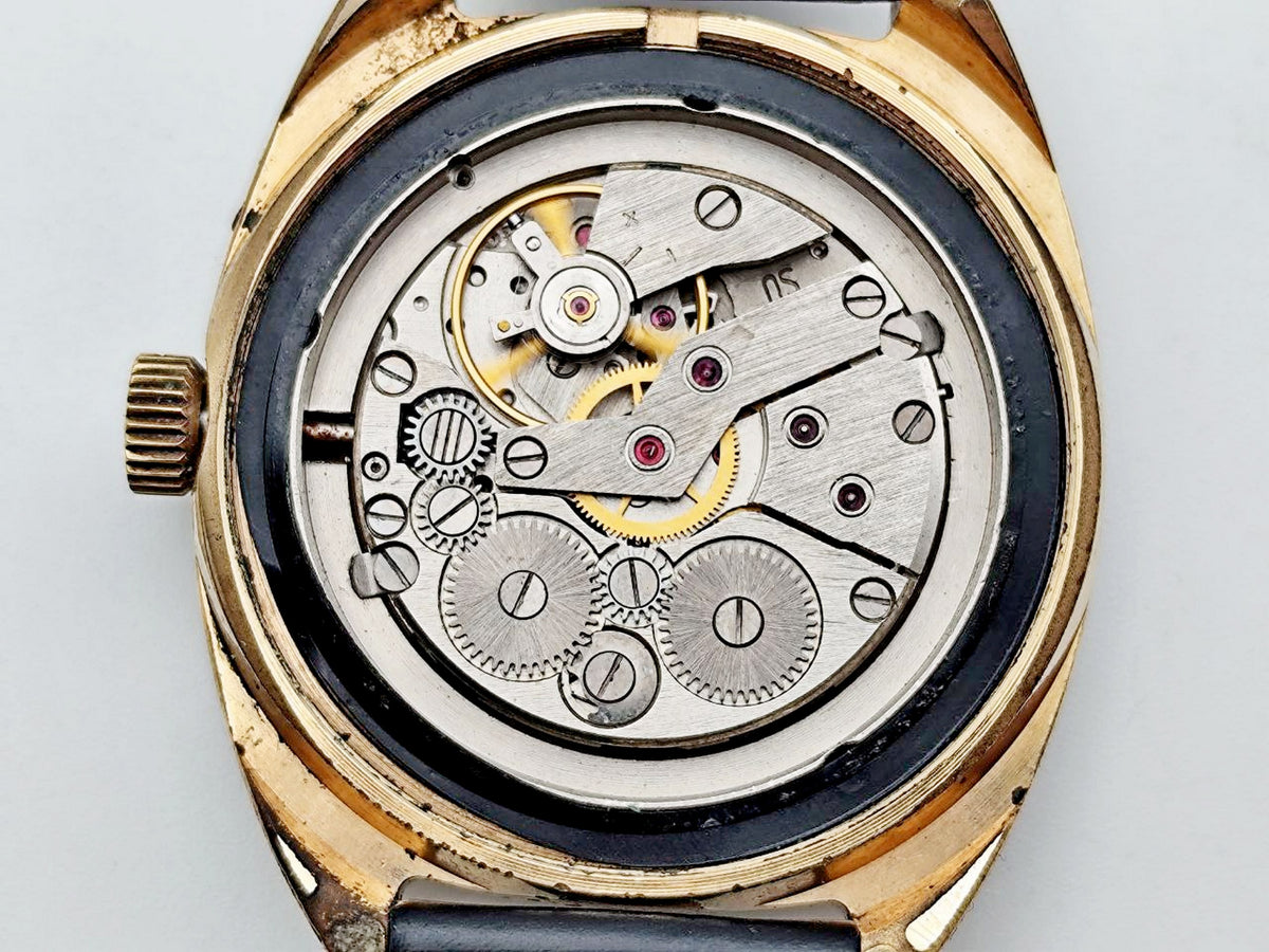 Vintage SLAVA 2428 AU Soviet Mechanical Watch | Gilding  Wristwatch USSR Watch