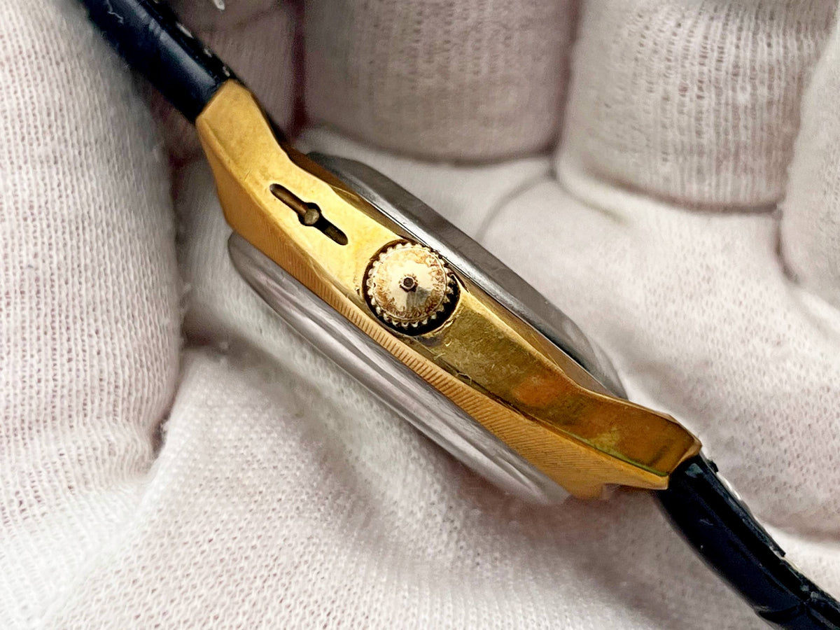 Vintage SLAVA 2427 AU 10 Self-Winding Soviet Mechanical Watch | Gilding  Wristwatch USSR Watch