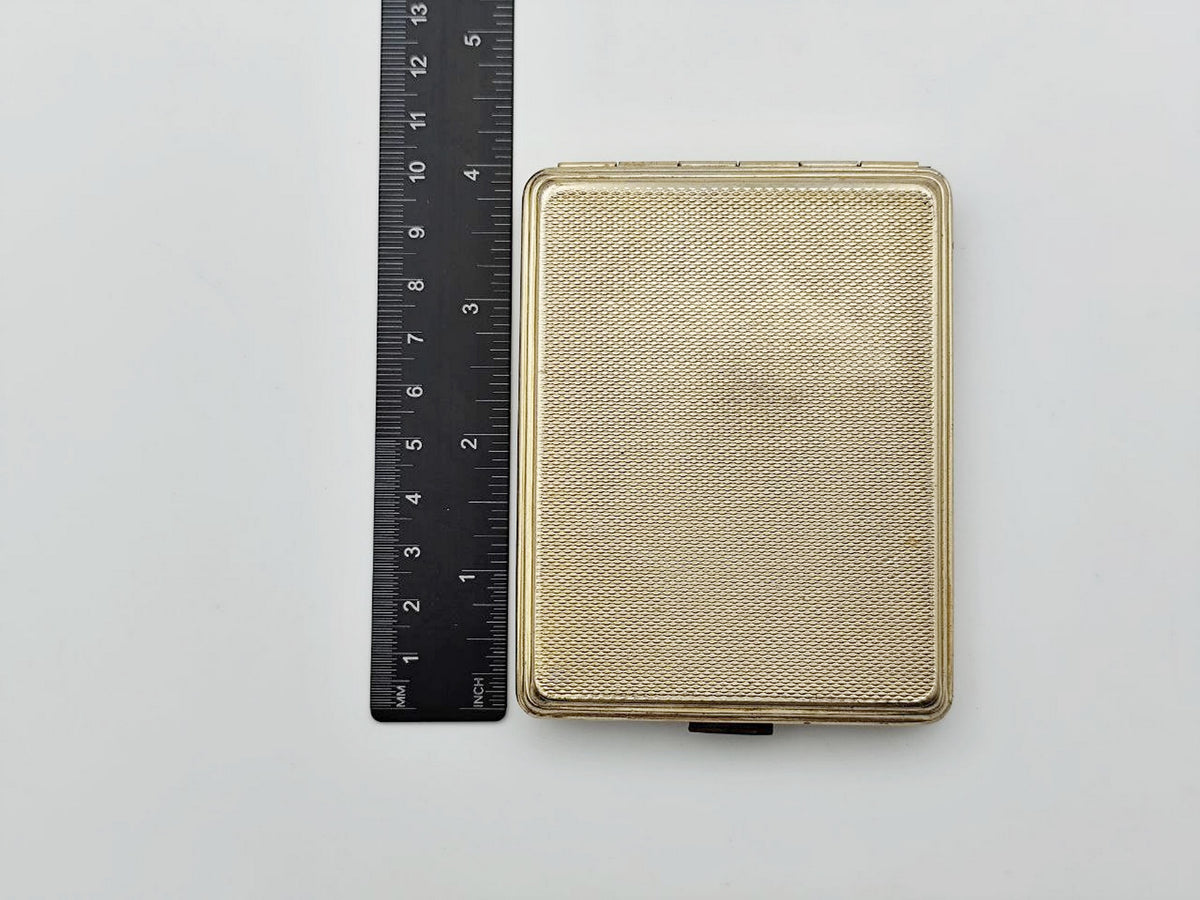 Vintage MSU Moscow State University Cigarette Case | Architecture Pocket Box Soviet Tobacciana USSR