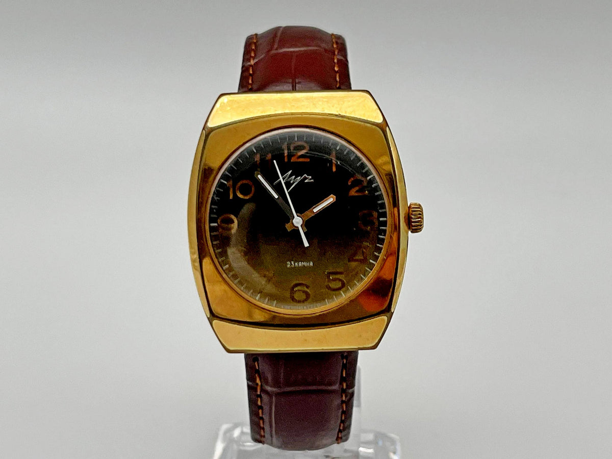 Vintage LUCH 2209 AU10 Soviet Mechanical Watch | Gilding  Wristwatch USSR Watch