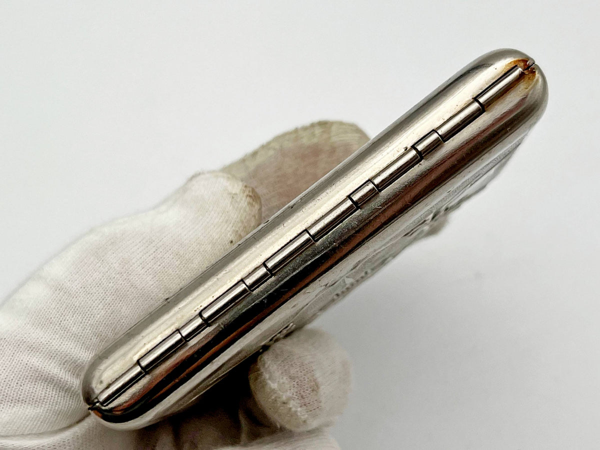 Vintage Leningrad Admiralty Cigarette Case | Saint Petersburg Pocket Box Soviet Tobacciana USSR
